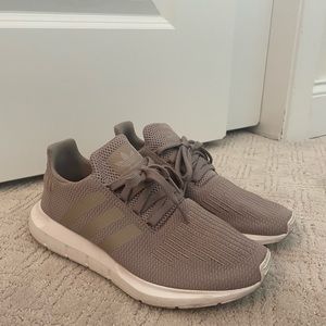 adidas Women's Sneakers in Taupe and Cream